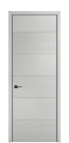Дверь межкомнатная Линия 01 Цвет Телегрей Brash Покрытие ЭМАЛИ Эмаль брашированная Наличник  L 50 Цена 46197