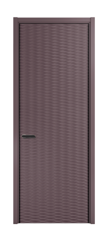 Дверь межкомнатная Волна Цвет Лиловый Покрытие ЭМАЛИ Эмаль Наличник  L 50 Цена 68191