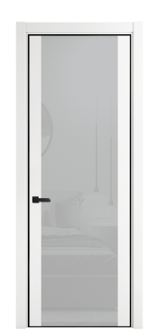 Дверь межкомнатная Ветро 21 Цвет Белый Покрытие ЭМАЛИ Эмаль Наличник  L 75 Цена 72076