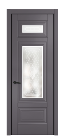 Дверь межкомнатная Элеганс 4 Цвет Фиолетовый Покрытие ЭМАЛИ Эмаль Наличник L 75 Цена 53838