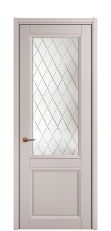 Дверь межкомнатная Беллуно 2 Цвет Пудра Покрытие ЭМАЛИ Эмаль Наличник L 50 Цена 63876