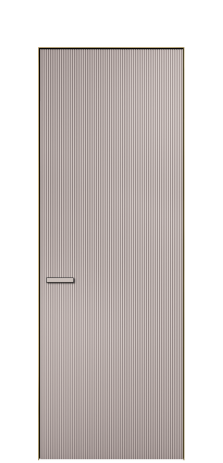 Дверь межкомнатная Бриз 1 Цвет Пудра Покрытие ЭМАЛИ Эмаль Наличник  Скрытый короб золото Цена 63935