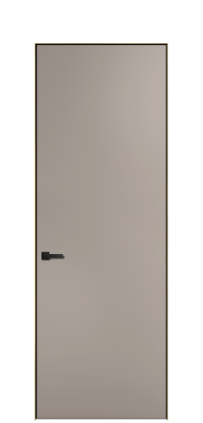 Дверь межкомнатная Порте 39-00 Цвет Какао Покрытие ЭМАЛИ Эмаль Наличник  Скрытый короб золото Цена 42635